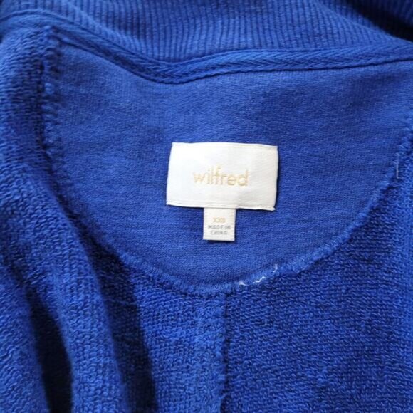 Aritzia Wilfred Diderot Blue‎ Cardigan - Size Extra Extra Small - Picture 5 of 8